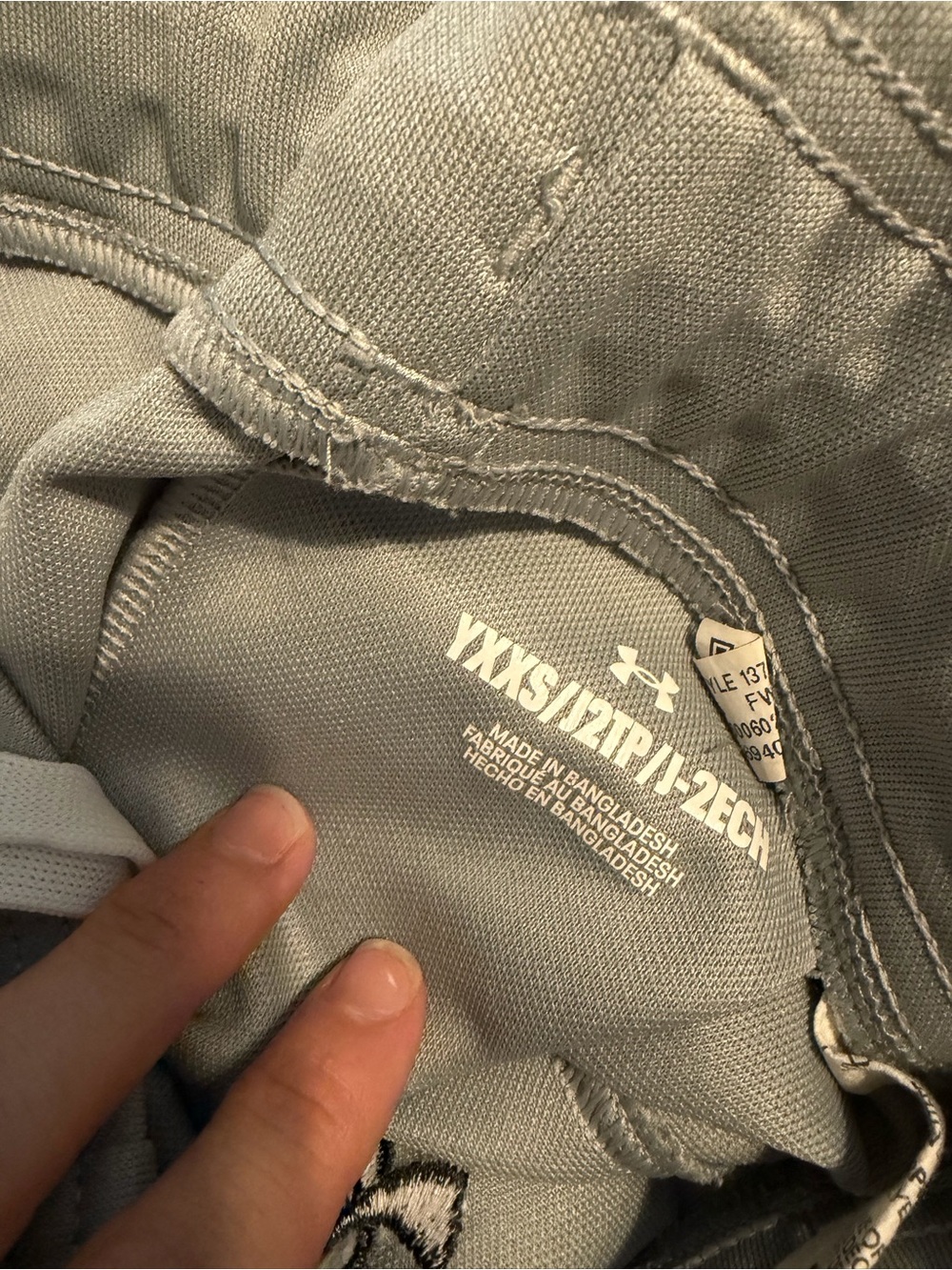 SET OF 3 (2) Under Armour and (1) QBK Light Gray tball pants